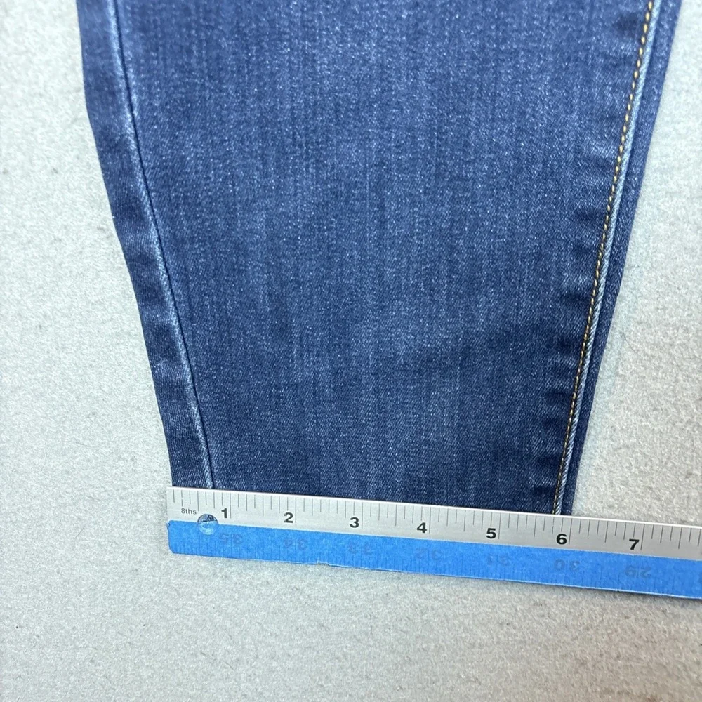 KanCan‎ Jean Women Size 33 Blue Curvy High Rise Button Fly Skinny NWT
